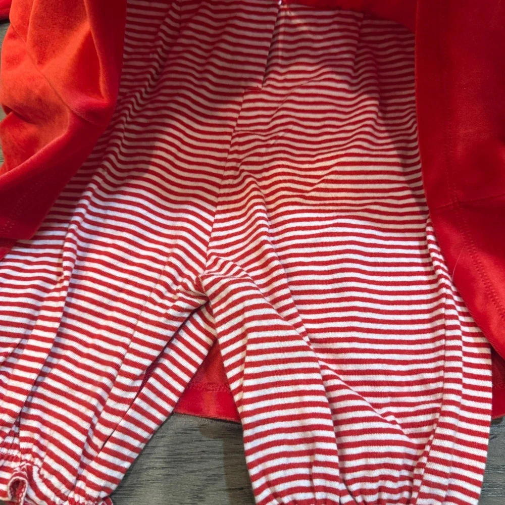 Vintage Sweet Potatoes Red Velvet Polar Bear Dress Infant‎ 12 Months Holiday
